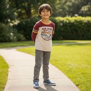 Kids BNWT Josiny Blue Dinosaur Print Sneakers Canvas Lace-Up Shoes Size 12